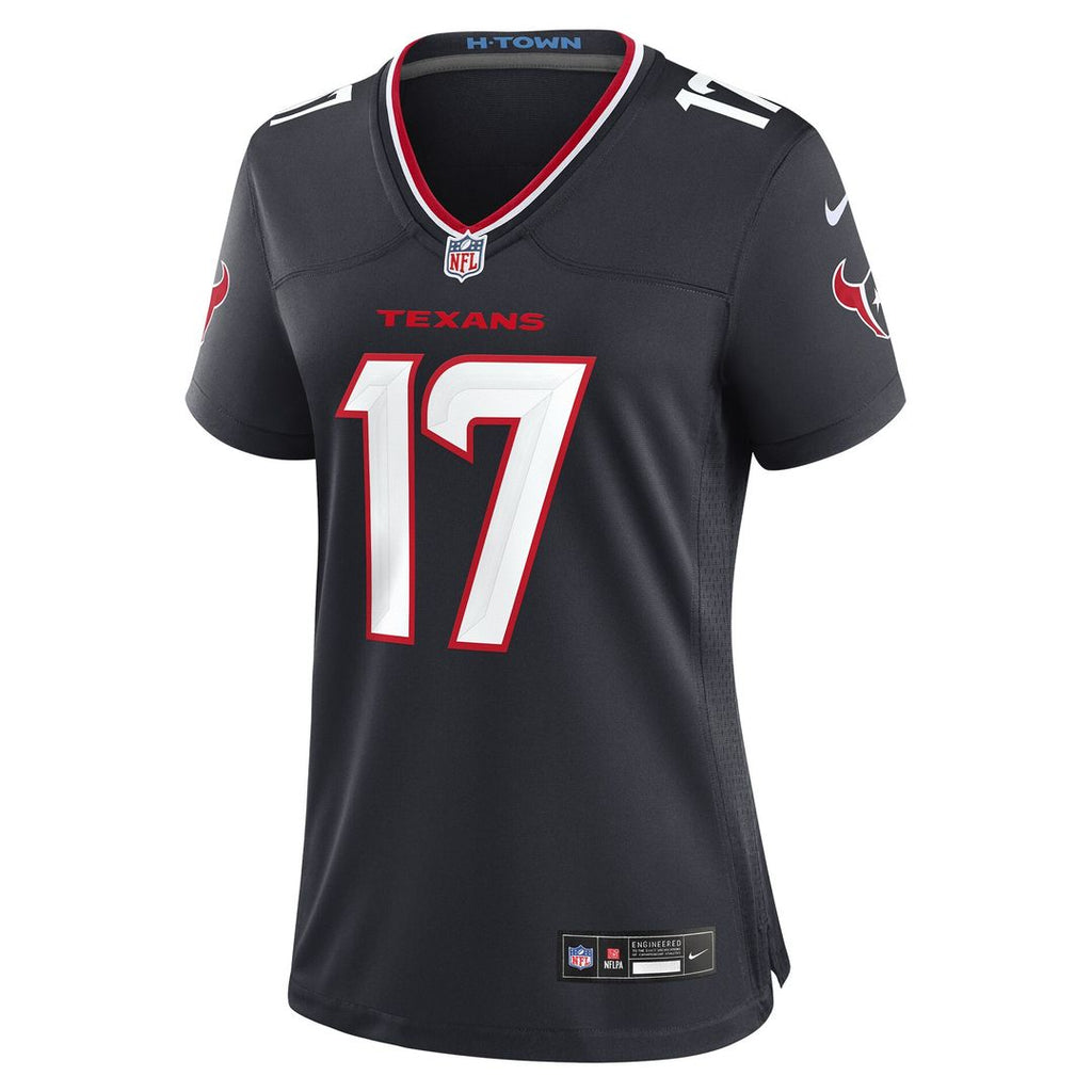 Braxton Berrios Houston Texans Nike Women's Team Game Official Jersey -  Navy