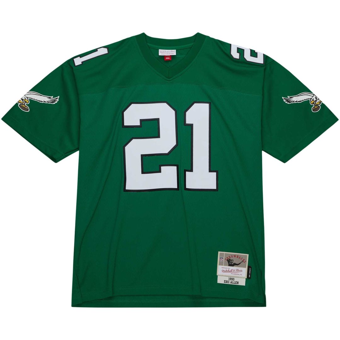 Eric Allen Philadelphia Eagles Mitchell & Ness Legacy Replica Official Jersey - Kelly Green