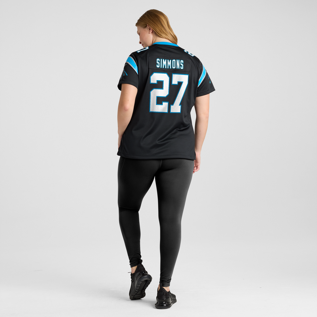 Isaiah Simmons Carolina Panthers Nike Women's Team Game Jersey - Black