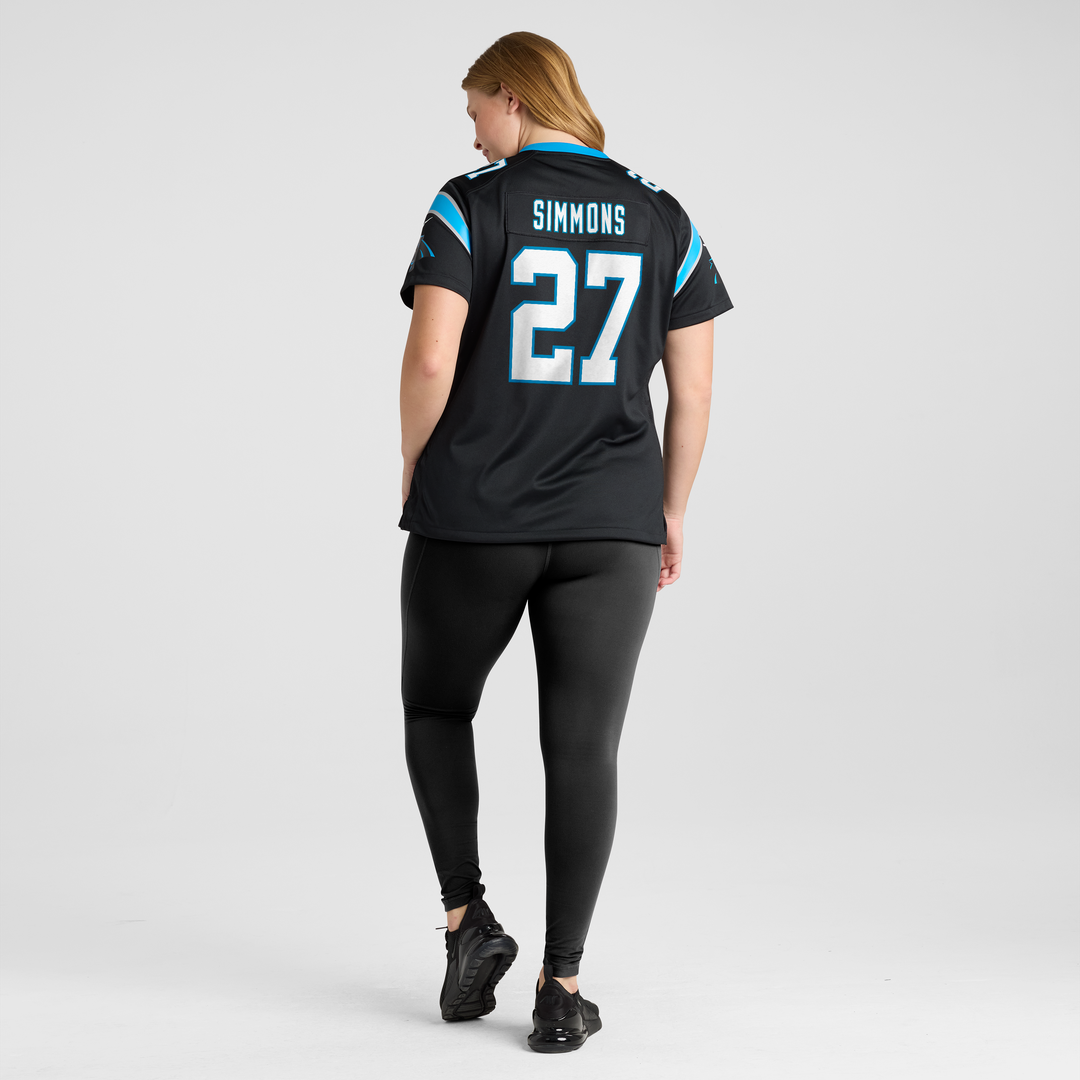 Isaiah Simmons Carolina Panthers Nike Women's Team Game Jersey - Black