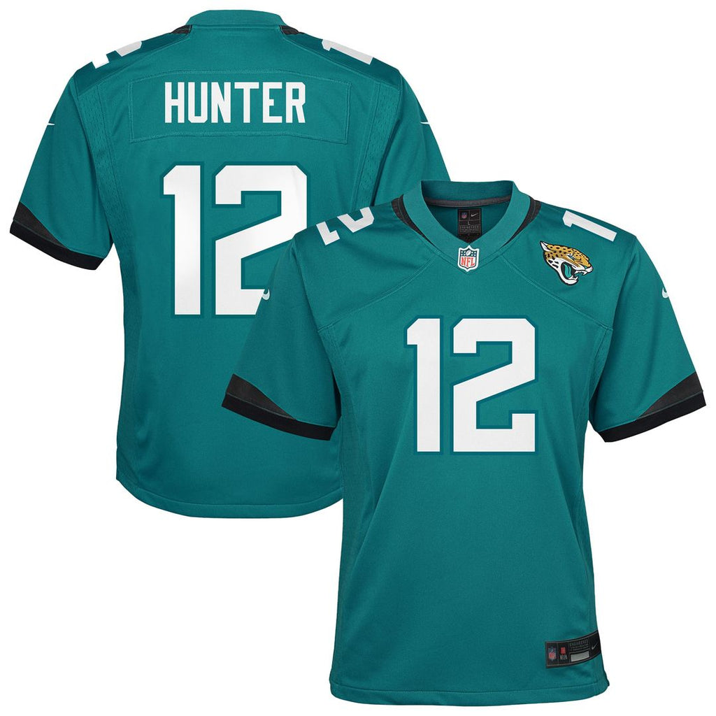 Travis Hunter Jacksonville Jaguars Nike Youth Team Game Official Jersey - Teal