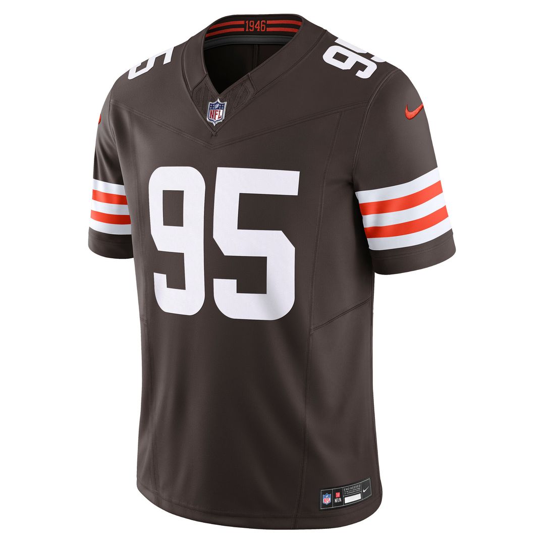 Myles Garrett Cleveland Browns Nike Team Vapor F.U.S.E. Limited Official Jersey - Brown