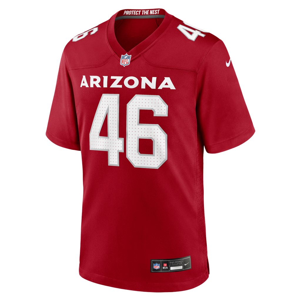 Aaron Brewer Arizona Cardinals Nike Team Game Jersey - Cardinal