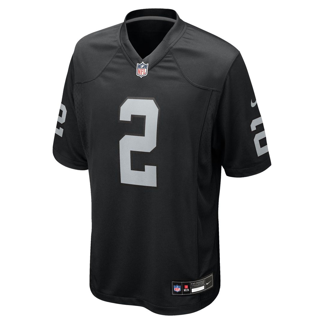Ashton Jeanty Las Vegas Raiders Nike Team Game Official Jersey - Black