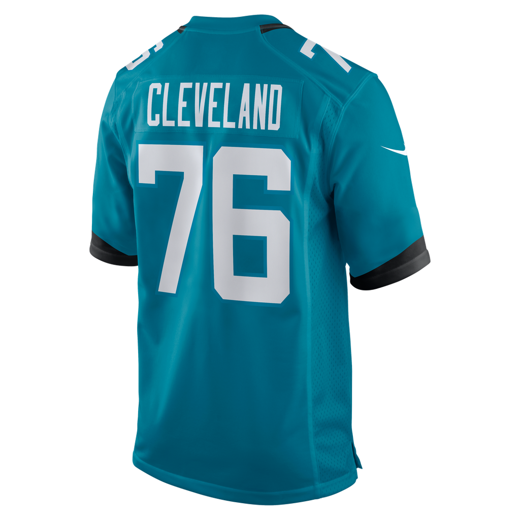 Ezra Cleveland Jacksonville Jaguars Nike Game Jersey - Teal