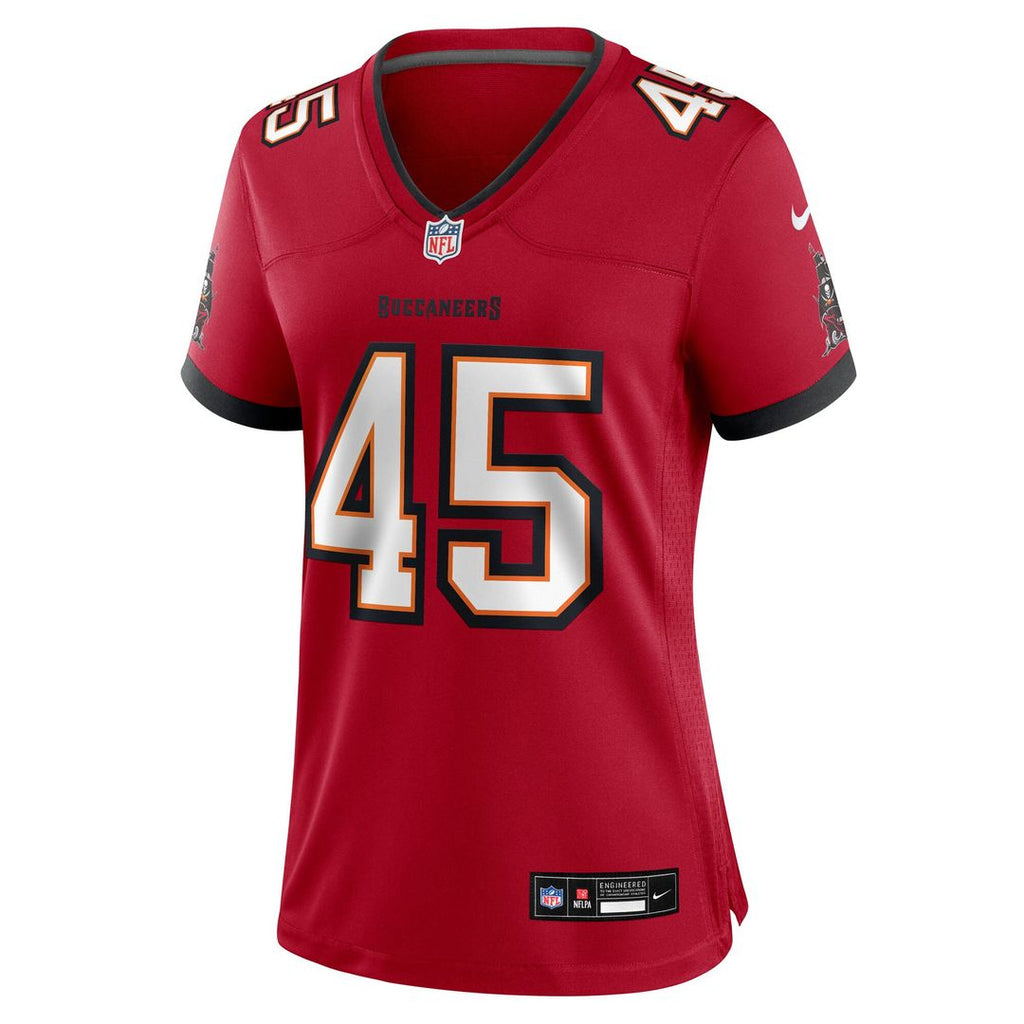 Deion Jones Tampa Bay Buccaneers Nike Women's Team Game Official Jersey -  Red