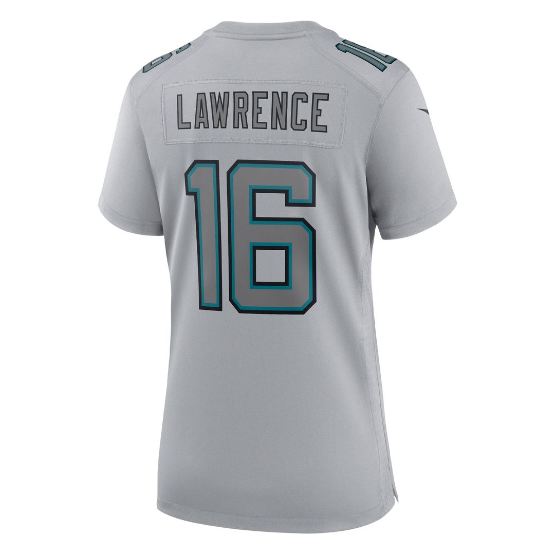 Trevor Lawrence Jacksonville Jaguars Nike Women's Atmosphere Fashion Game Official Jersey - Gray