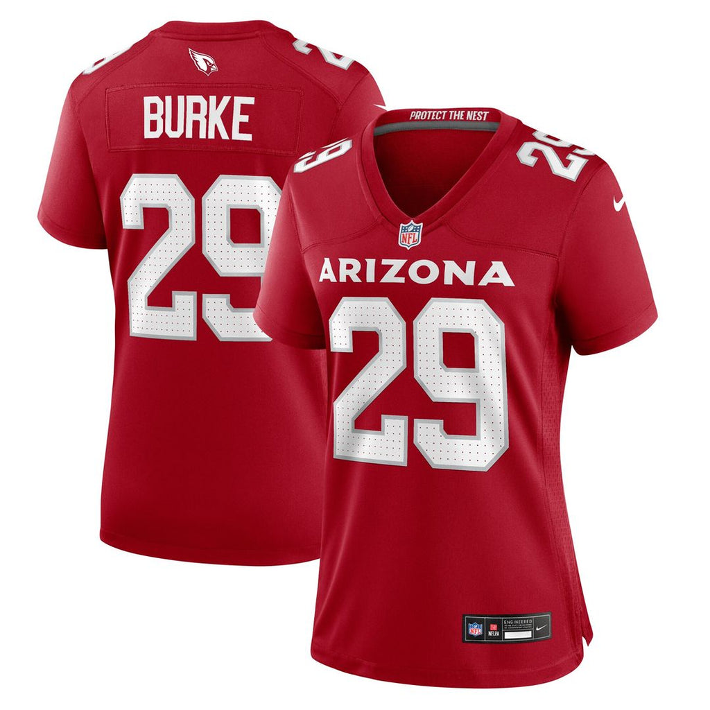 Denzel Burke Arizona Cardinals Nike Women's Team Game Jersey - Cardinal
