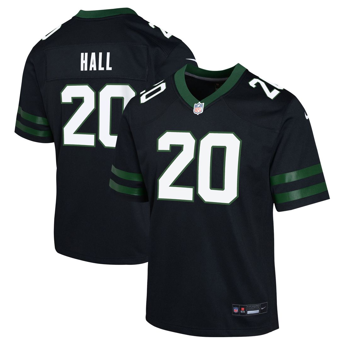Breece Hall New York Jets Nike Youth Game Official Jersey - Black