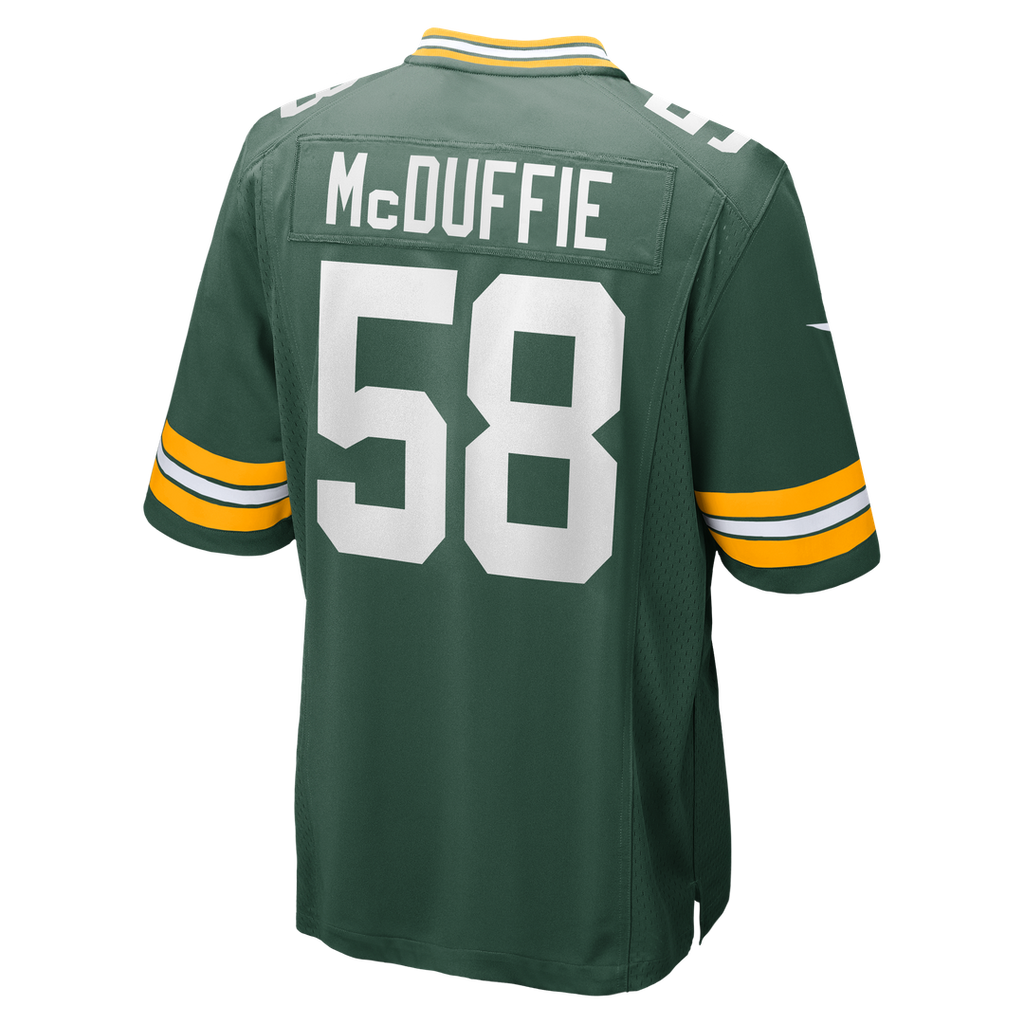 Isaiah McDuffie Green Bay Packers Nike Game Official Jersey - Green