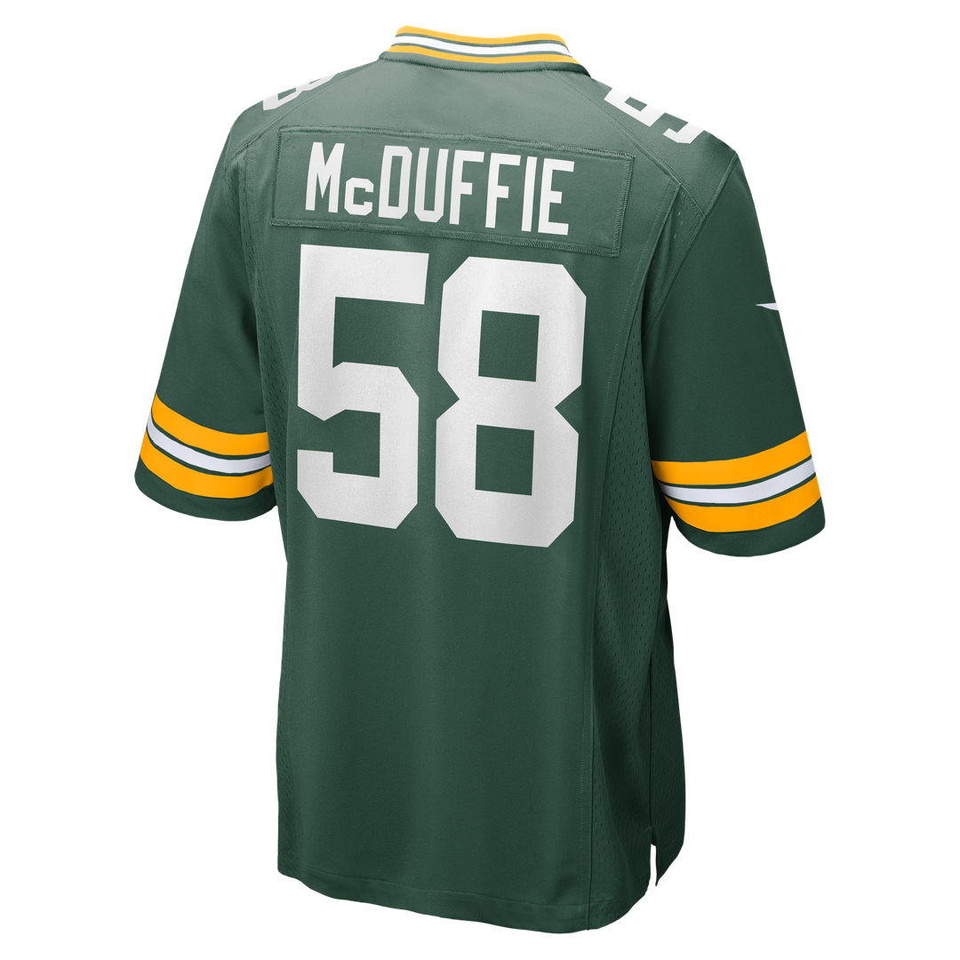 Isaiah McDuffie Green Bay Packers Nike Game Official Jersey - Green