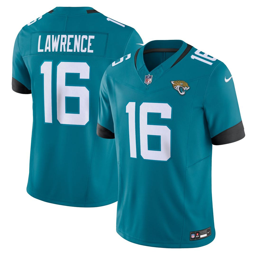 Trevor Lawrence Jacksonville Jaguars Nike Vapor F.U.S.E. Limited Official Jersey - Teal