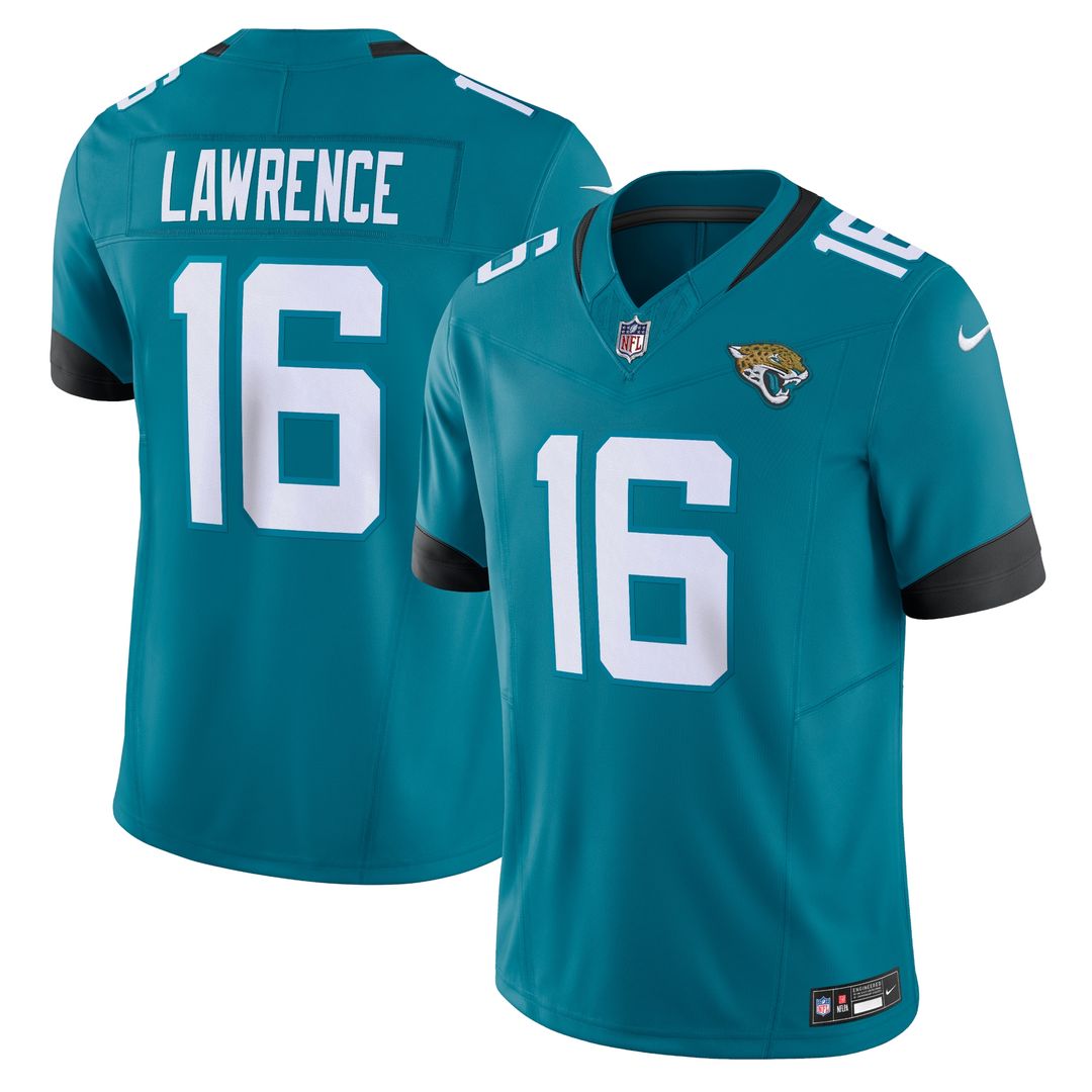 Trevor Lawrence Jacksonville Jaguars Nike Vapor F.U.S.E. Limited Official Jersey - Teal