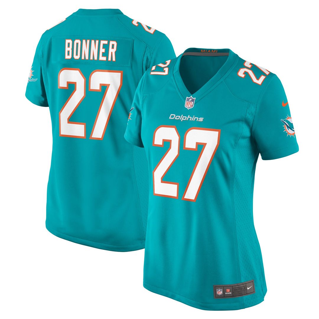 Ethan Bonner Miami Dolphins Nike Women's Game Jersey - Aqua