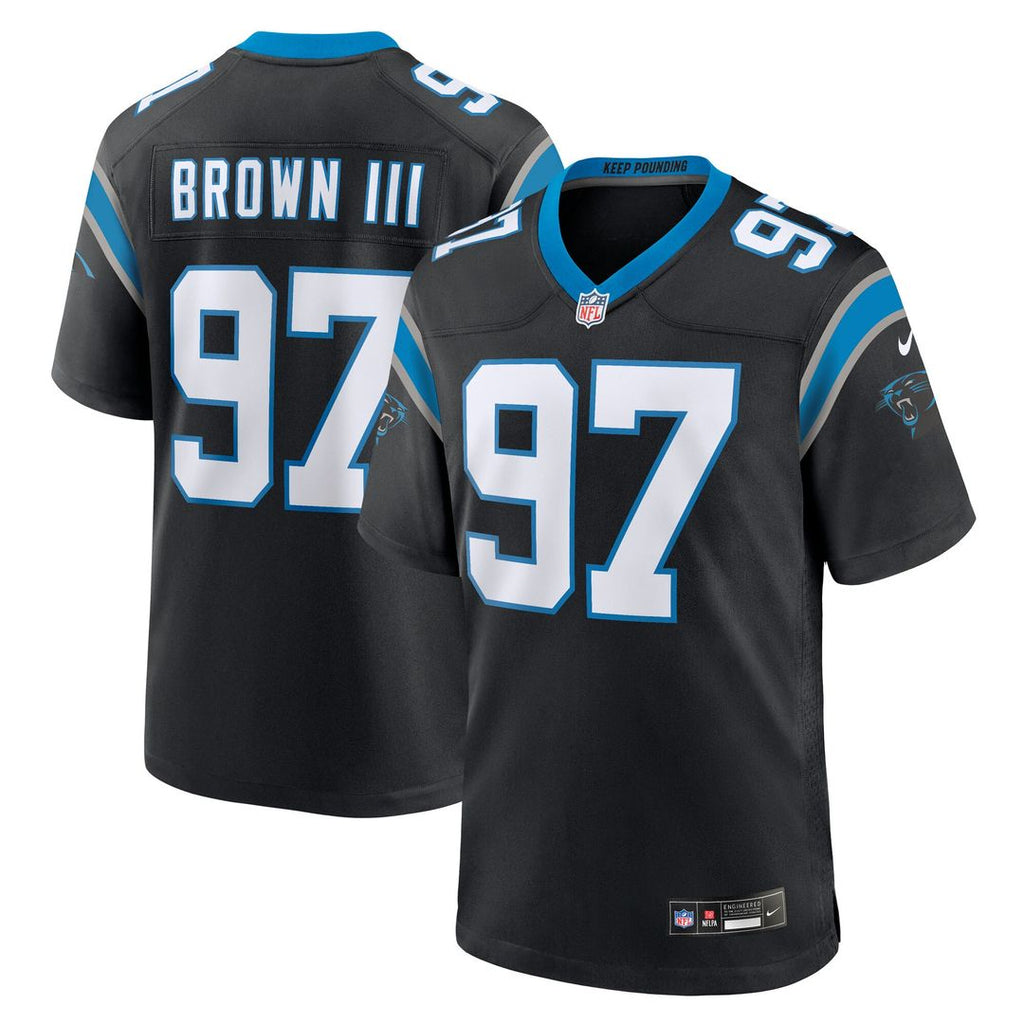 Bobby Brown III Carolina Panthers Nike Team Game Jersey - Black