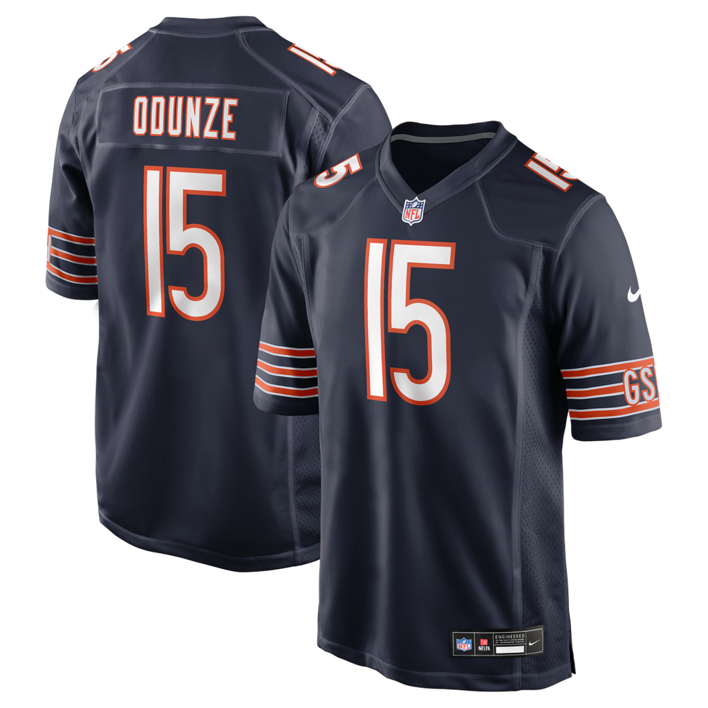 Rome Odunze Chicago Bears Nike  Player Game Official Jersey - Navy