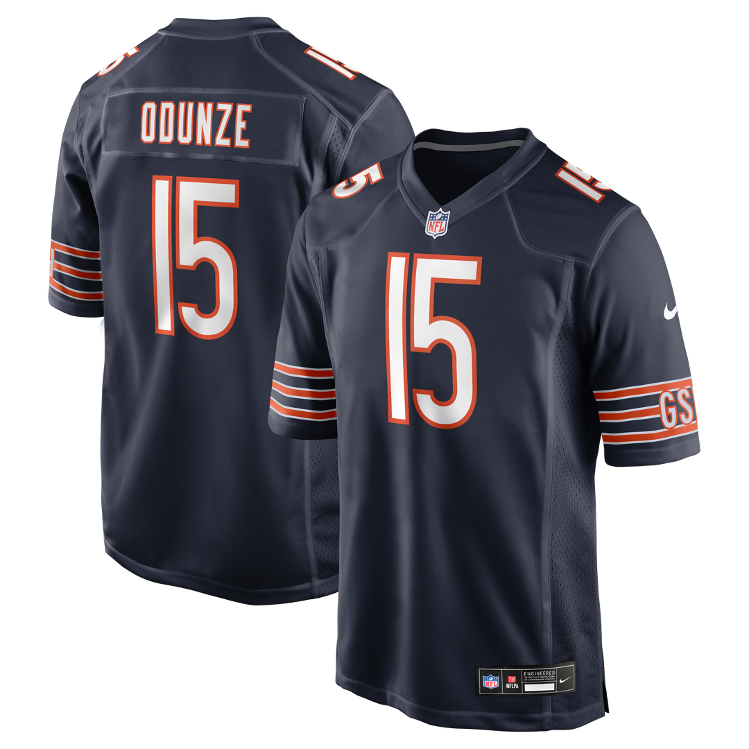 Rome Odunze Chicago Bears Nike  Player Game Official Jersey - Navy