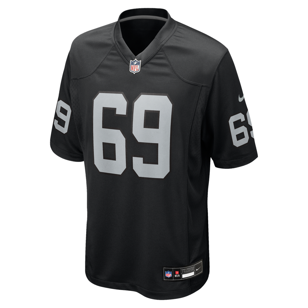 Adam Butler Las Vegas Raiders Nike Team Game Official Jersey -  Black