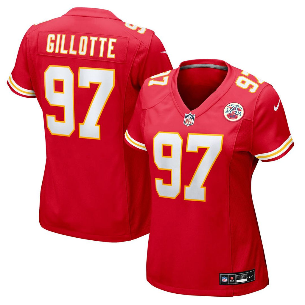 Ashton Gillotte Kansas City Chiefs Nike Women's Team Game Official Jersey -  Red
