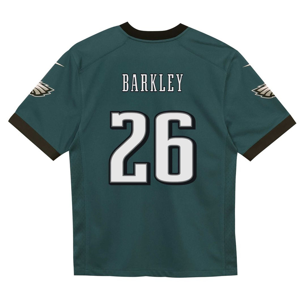 Saquon Barkley Philadelphia Eagles Nike Preschool Team Game Official Jersey - Midnight Green