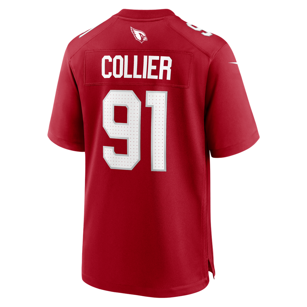 L.J. Collier Arizona Cardinals Nike Team Game Jersey - Cardinal