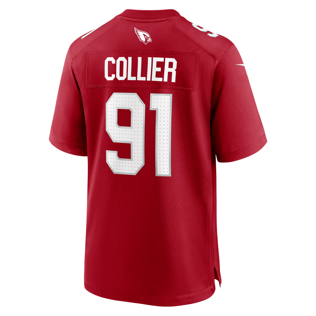 L.J. Collier Arizona Cardinals Nike Team Game Jersey - Cardinal