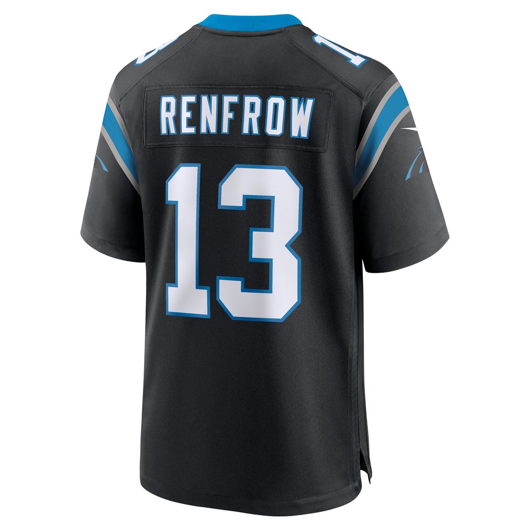 Hunter Renfrow Carolina Panthers Nike Team Game Jersey - Black