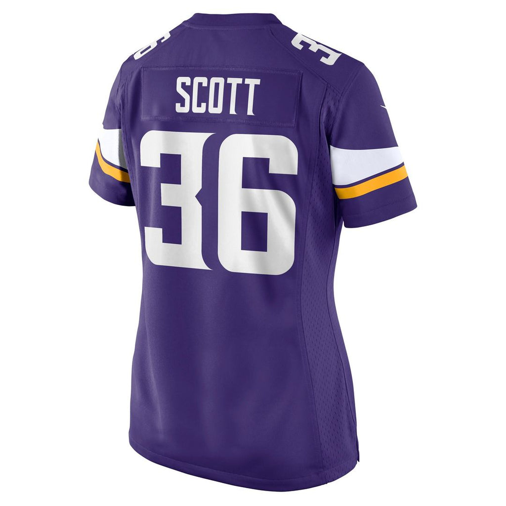 Zavier Scott Minnesota Vikings Nike Women's Team Game Jersey - Purple