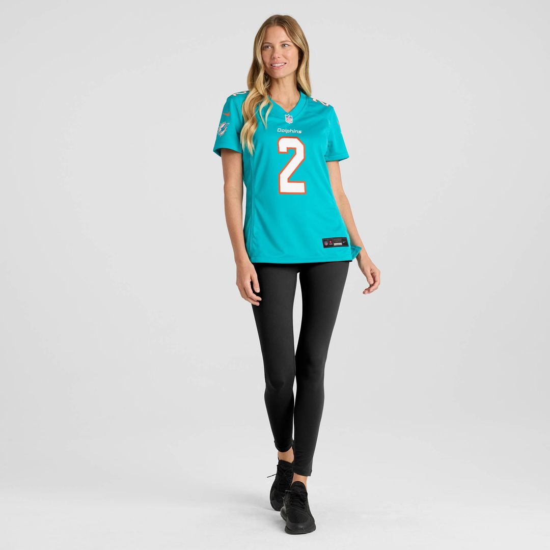 Malik Willis Miami Dolphins Nike Women's Game Jersey - Aqua