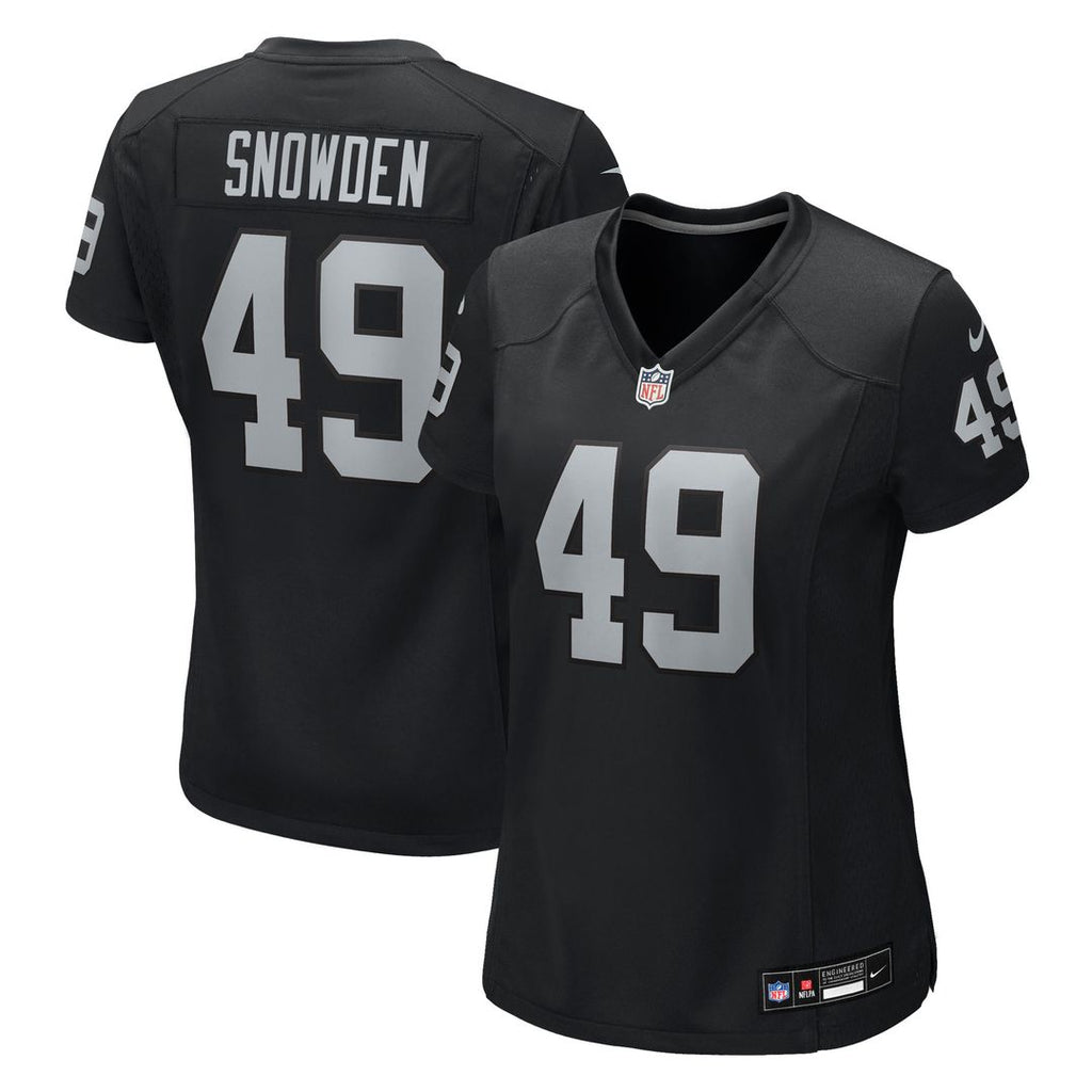 Charles Snowden Las Vegas Raiders Nike Women's Team Game Jersey - Black