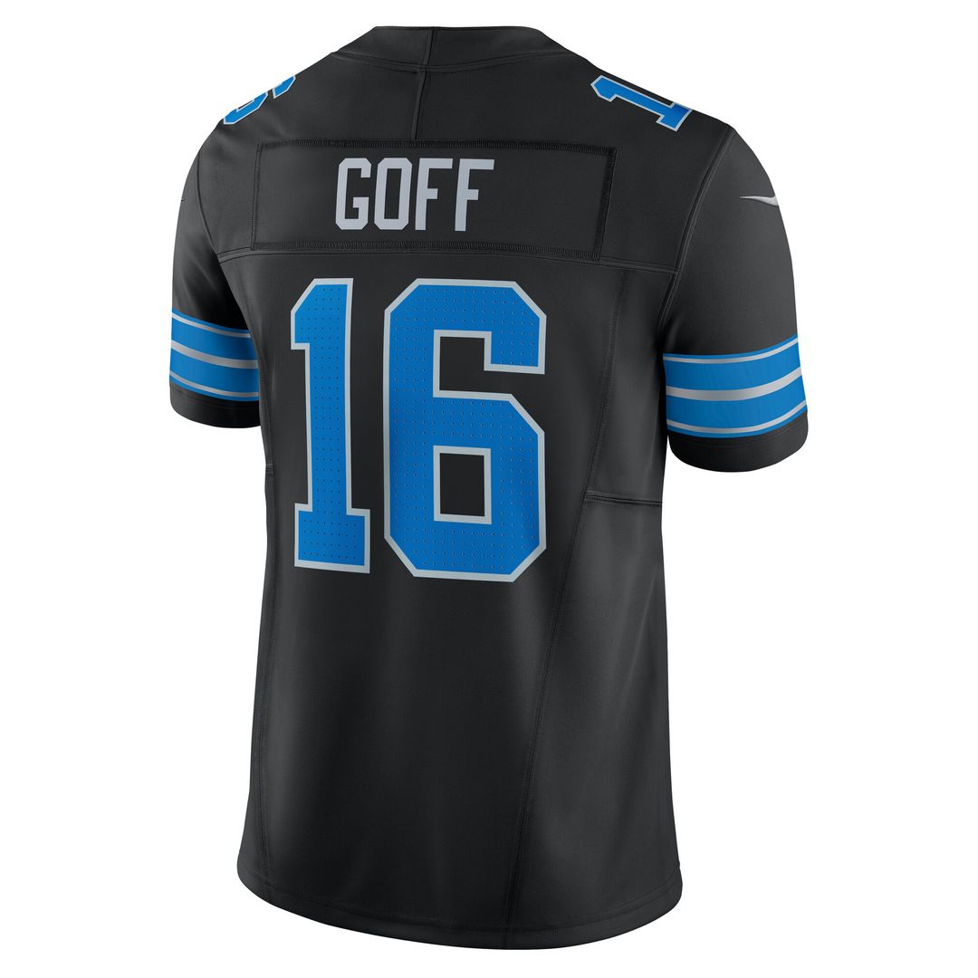Jared Goff Detroit Lions Nike Vapor F.U.S.E. Limited Official Jersey - Black