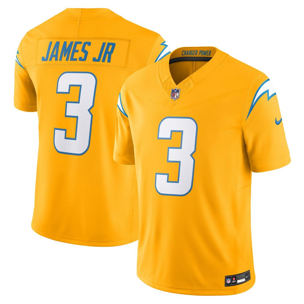 Derwin James Jr. Los Angeles Chargers Nike Alternate Charger Power Vapor F.U.S.E. Limited Official Jersey - Gold