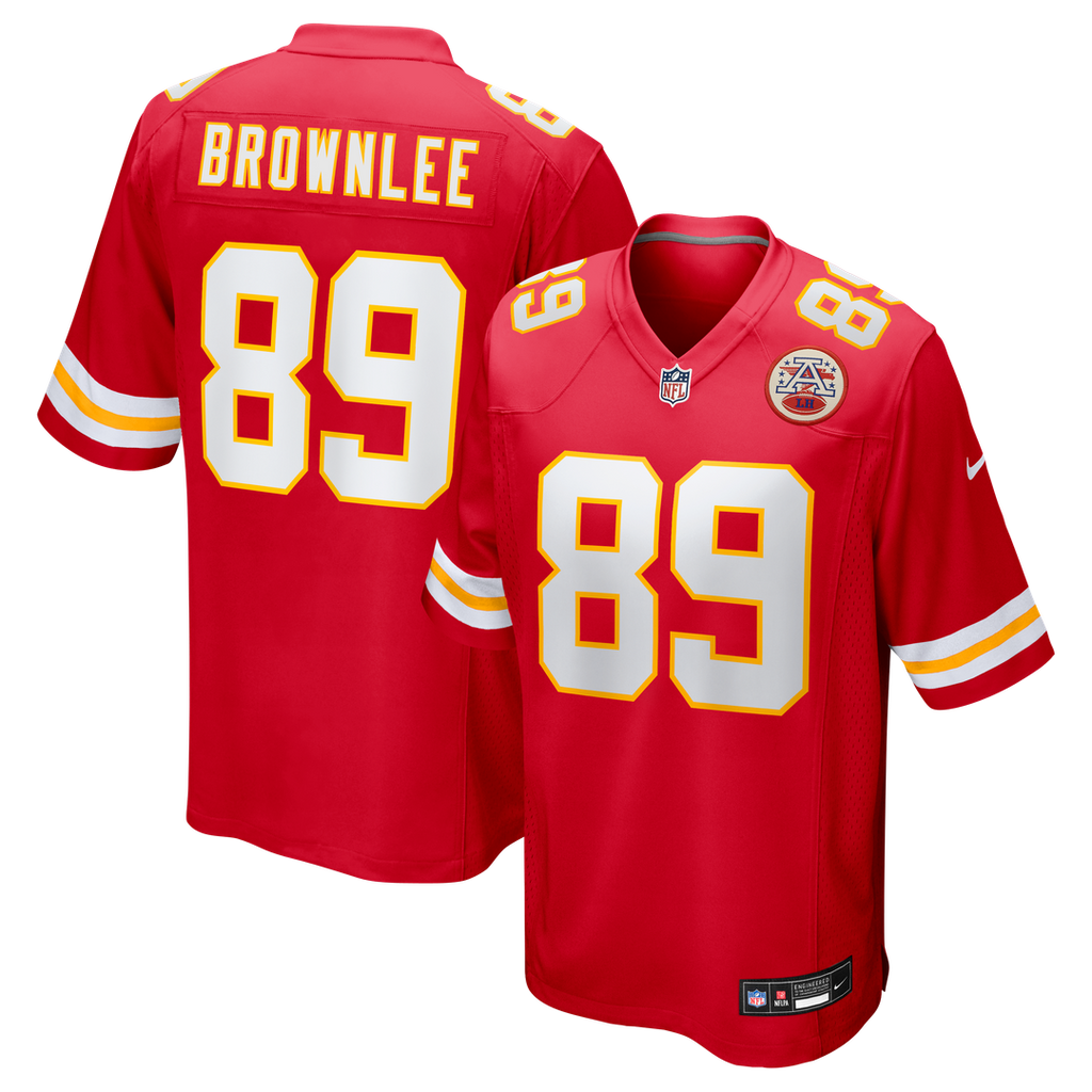 Jason Brownlee Kansas City Chiefs Nike Team Game Jersey - Red