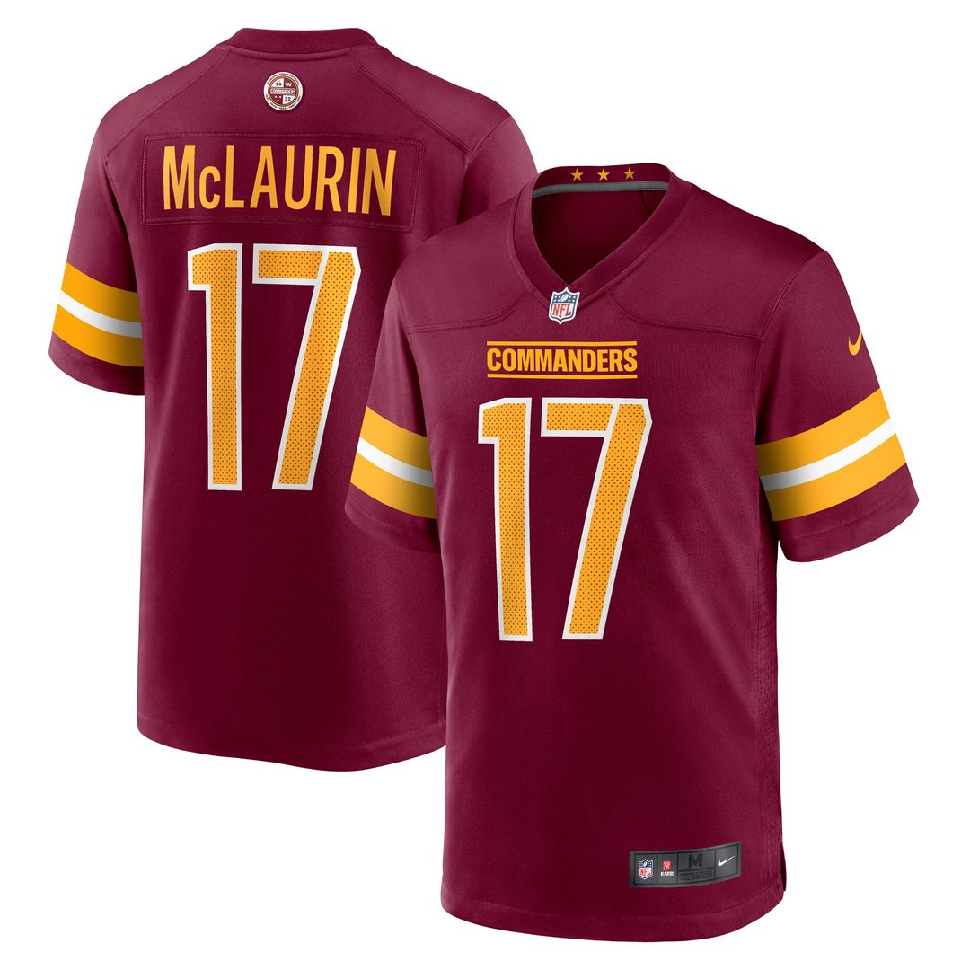 Terry McLaurin Washington Commanders Nike Game Official Jersey -  White