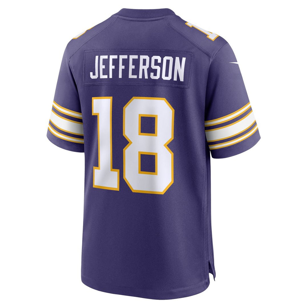Justin Jefferson Minnesota Vikings Nike Classic Player Game Official Jersey - Purple