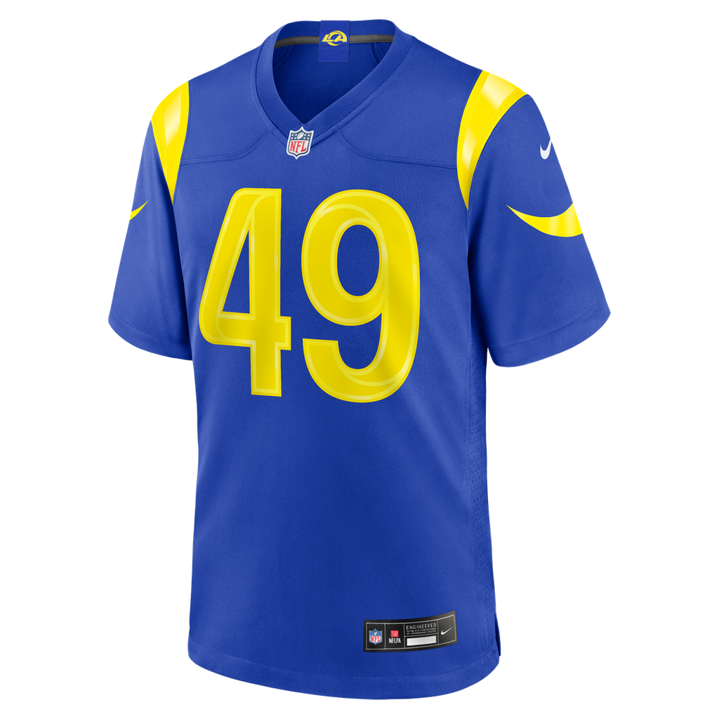 Joe Cardona Los Angeles Rams Nike Team Game Jersey - Royal