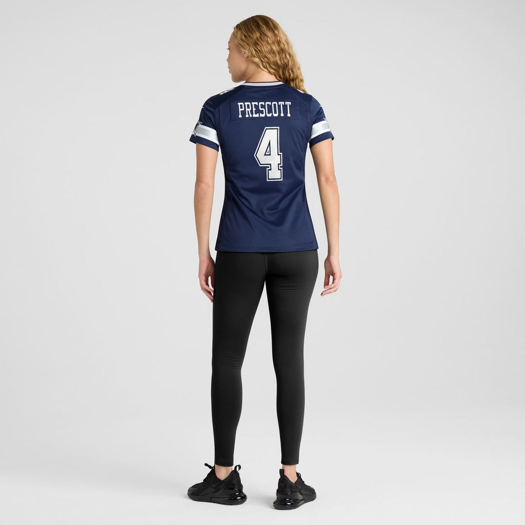 Dak Prescott Dallas Cowboys Nike Women's Alternate Game Official Jersey - White