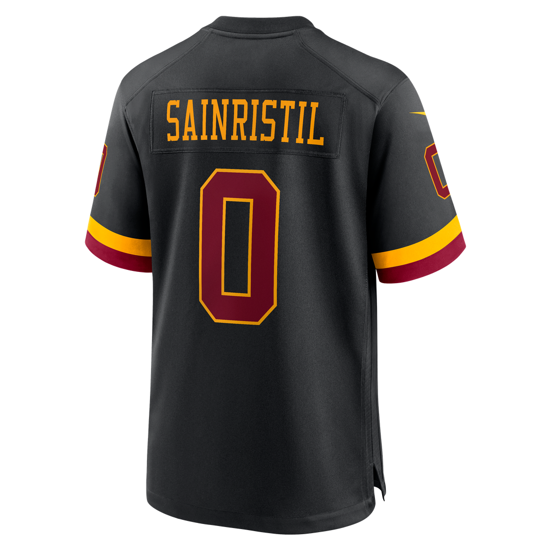 Mike Sainristil Washington Commanders Nike Hail Raiser Alternate Game Official Jersey - Black