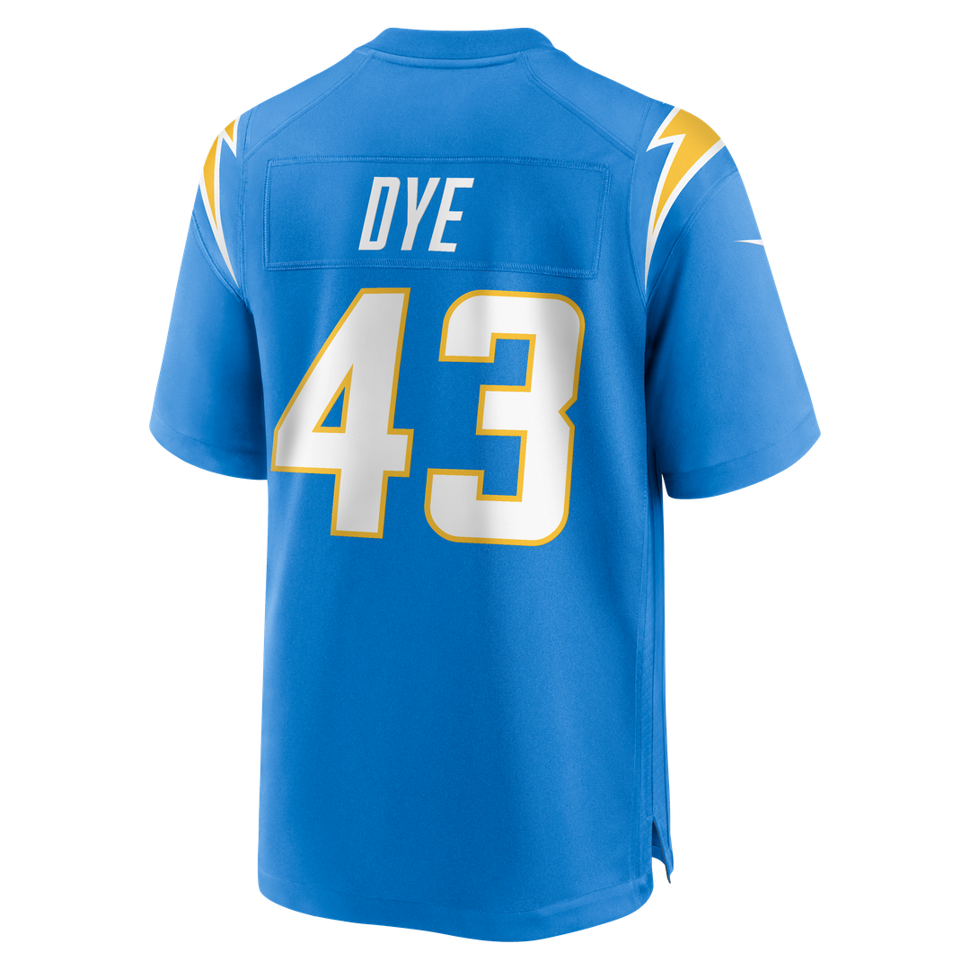 Troy Dye Los Angeles Chargers Nike  Game Official Jersey -  Powder Blue