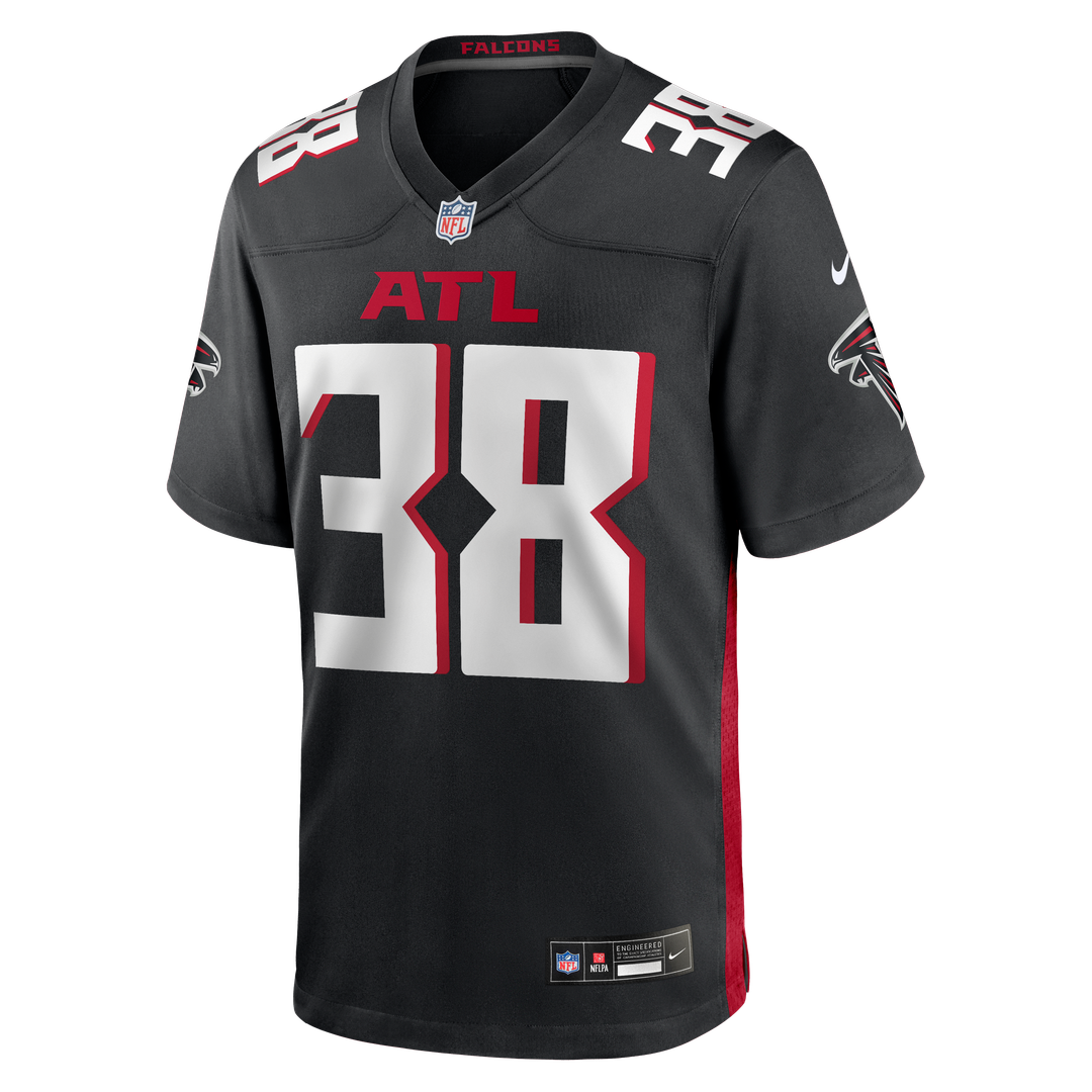 Nathan Carter Atlanta Falcons Nike Team Game Jersey - Black