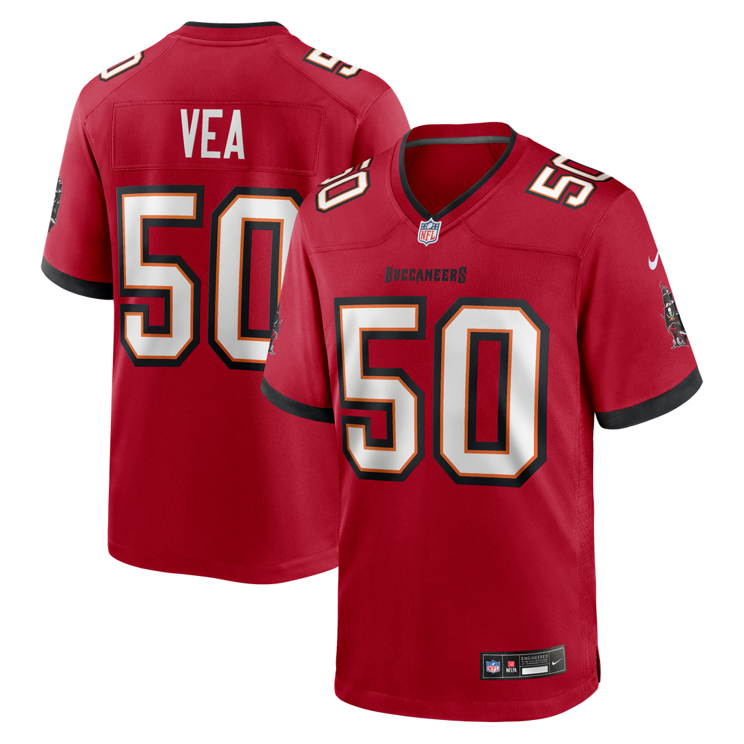Vita Vea Tampa Bay Buccaneers Nike  Game Official Jersey -  Red