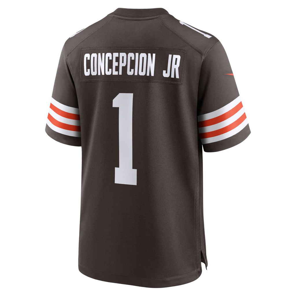 KC Concepcion Cleveland Browns Nike 2026 NFL Draft First Round Pick No. 24 Team Game Official Jersey - Brown