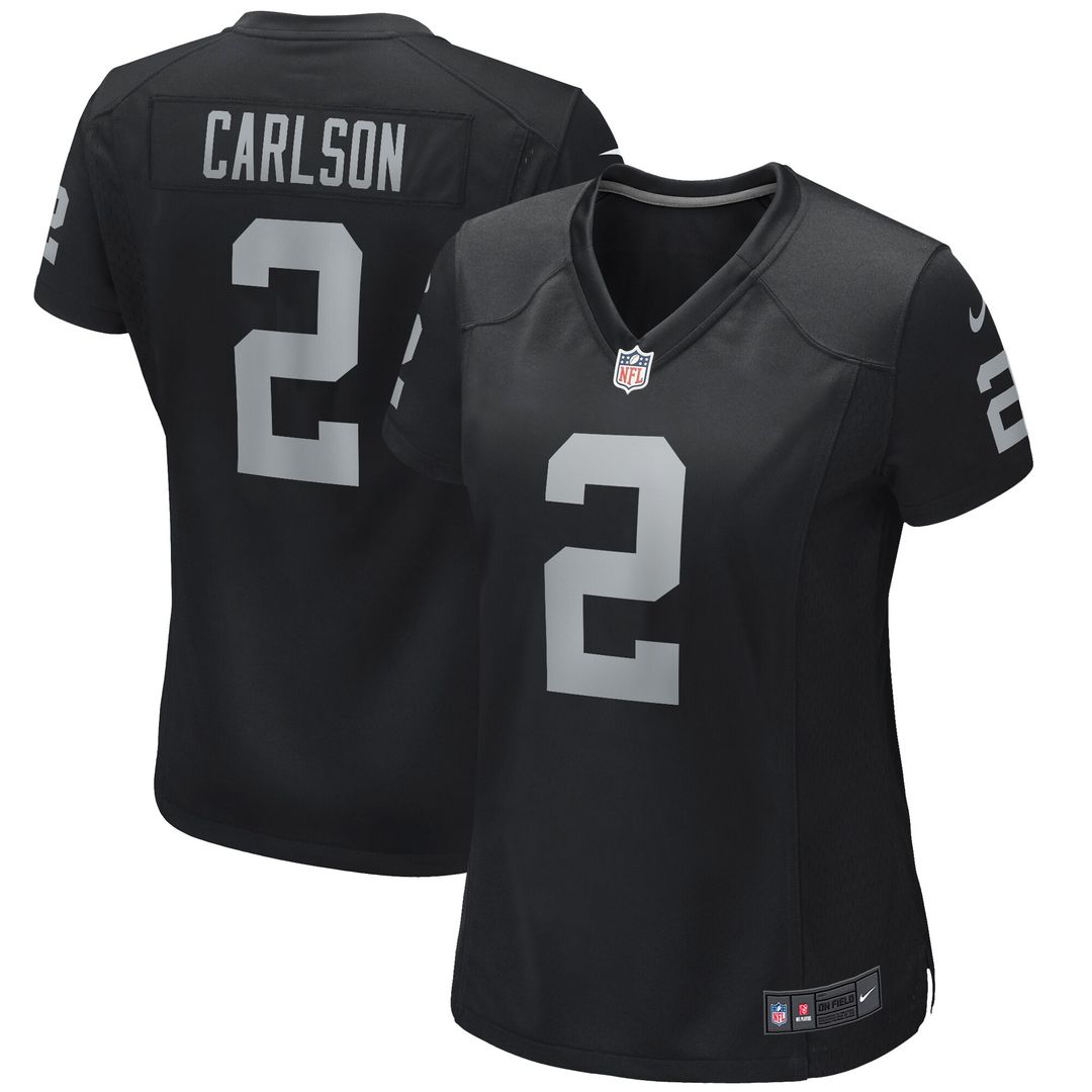 Daniel Carlson Las Vegas Raiders Nike Women's Player Game Official Jersey - Black