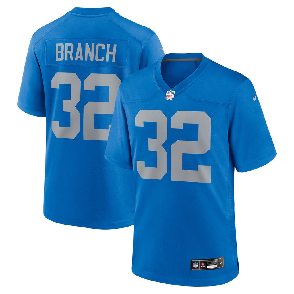Brian Branch Detroit Lions Nike Alternate Game Official Jersey -  Blue