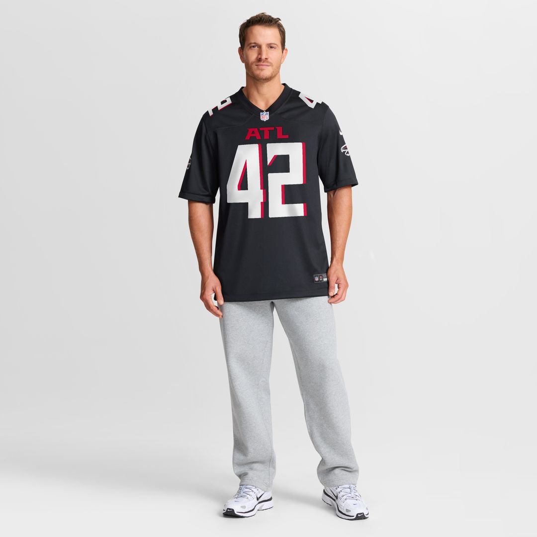 Josh Woods Atlanta Falcons Nike Team Game Jersey - Black