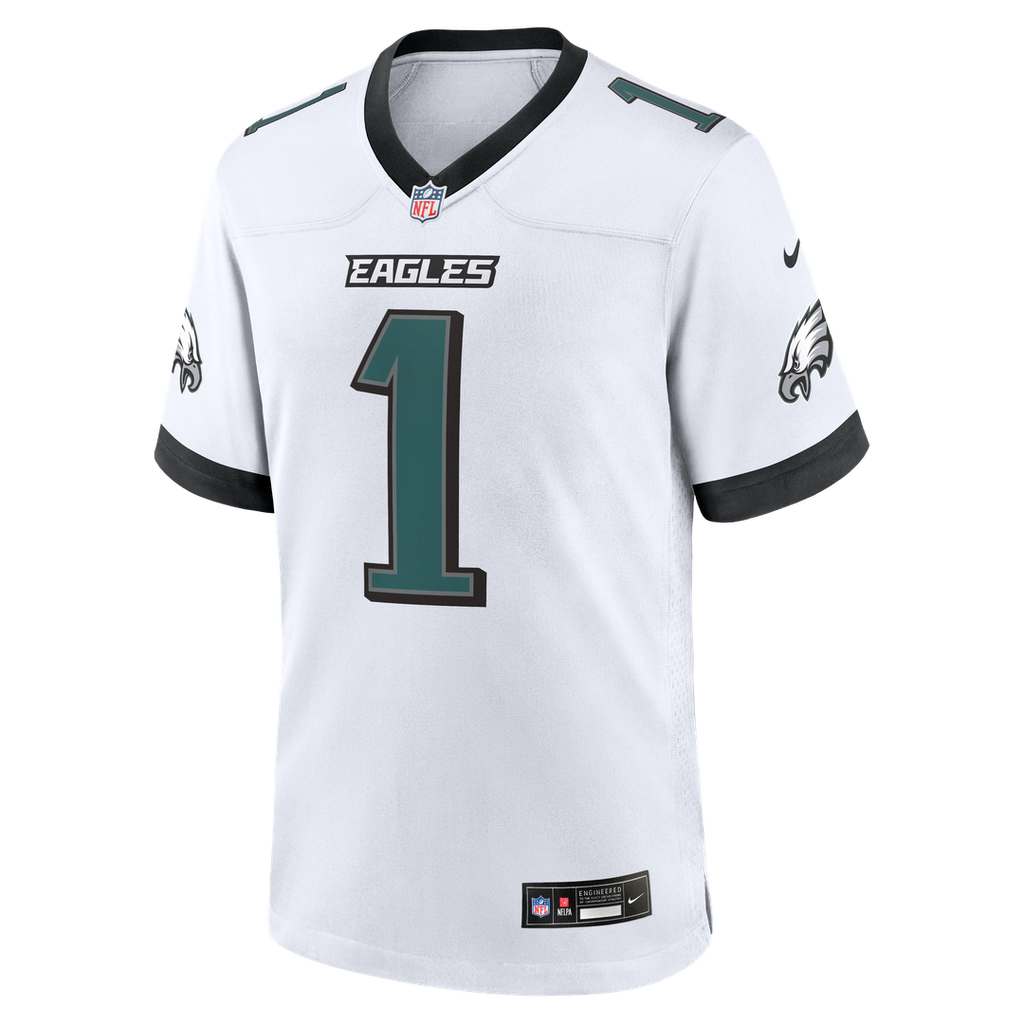 Jalen Hurts Philadelphia Eagles Nike Team Game Official Jersey -  Midnight Green