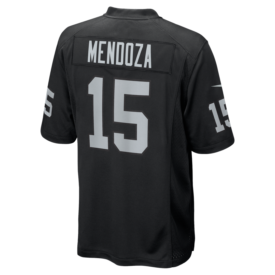 Fernando Mendoza Las Vegas Raiders Nike 2026 NFL Draft First Round Pick No. 1 Team Game Official Jersey - Black