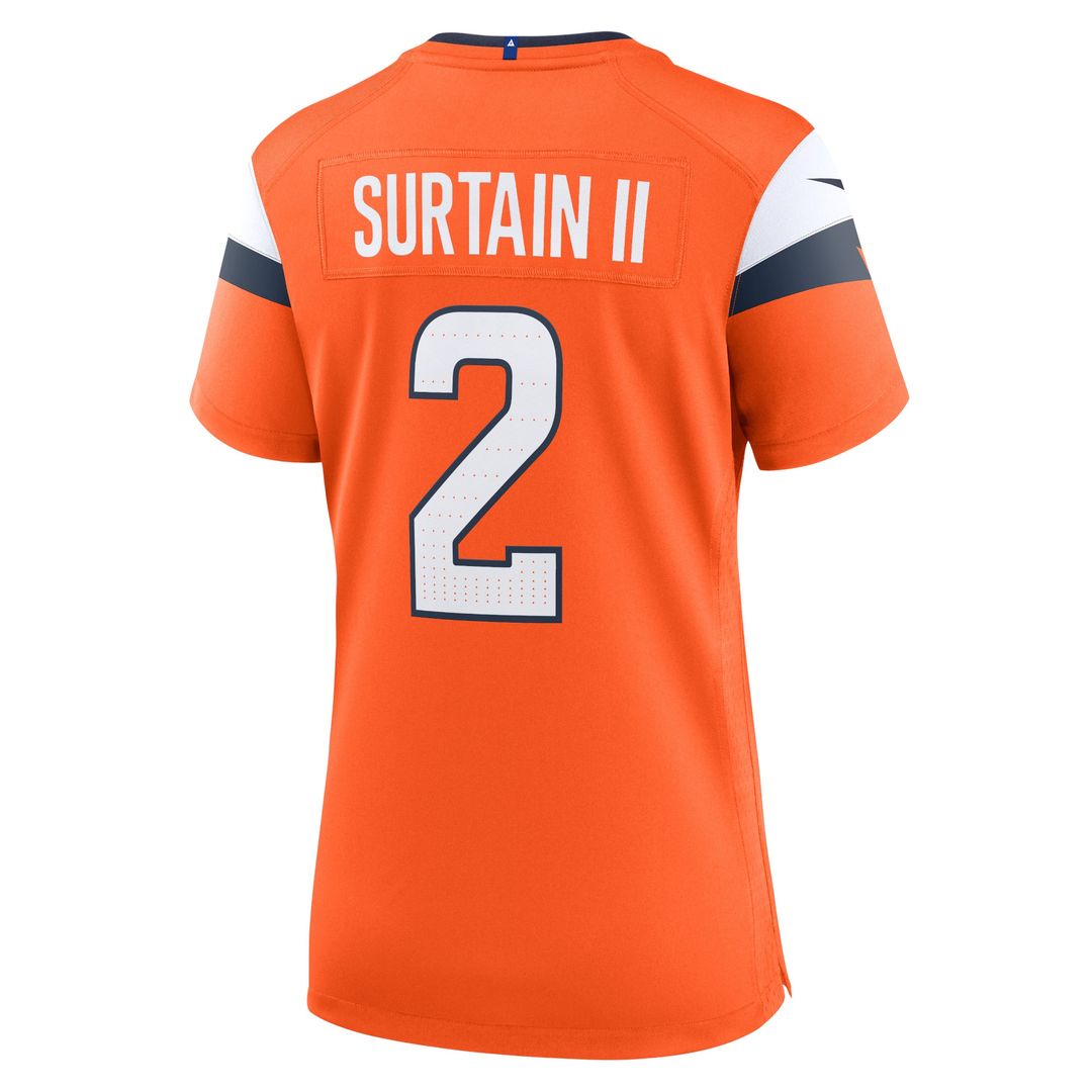 Patrick Surtain II Denver Broncos Nike Women's Game Official Jersey - White