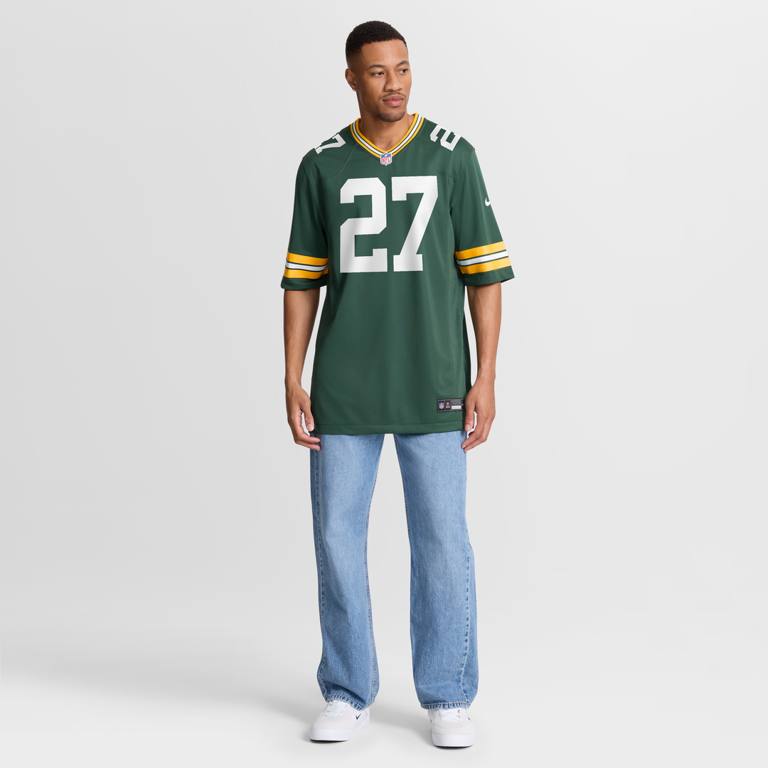 Kitan Oladapo Green Bay Packers Nike  Game Official Jersey -  Green