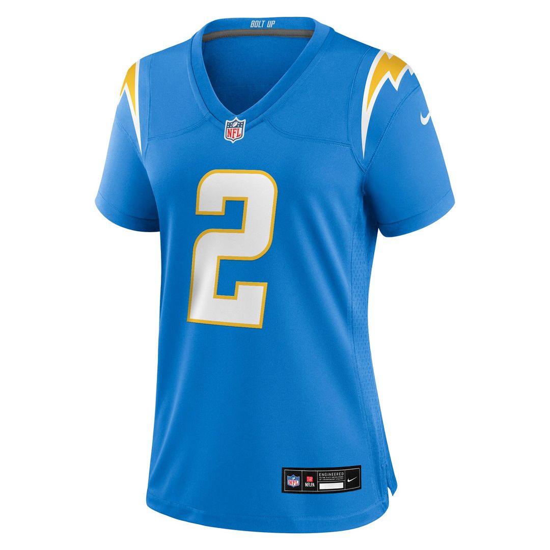 Elijah Molden Los Angeles Chargers Nike Women's Team Game Jersey - Powder Blue